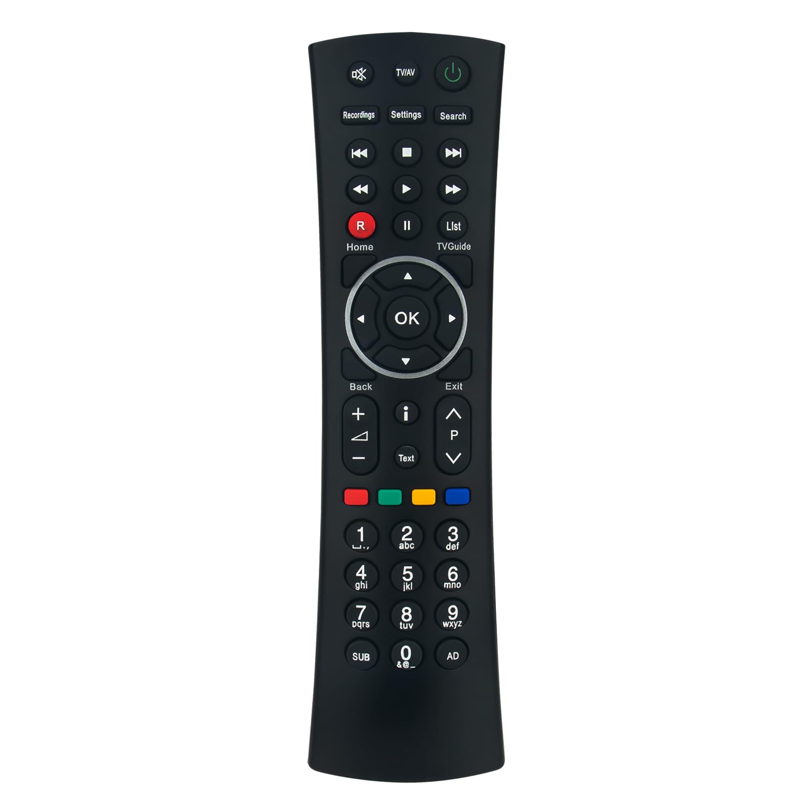 VINABTY RM-102S Replacement Remote Compatible with Humax Freesat+ HD PVR 500GB 1TB HDR-1000S HB-1000S
