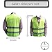 LED Road Flare and Reflective Safety Vest Bundle: 3 LED Road Flares with strong magnet and multiple light settings, BATTERIES INCLUDED, 2 Reflective Safety Vests, and a convenient travel bag