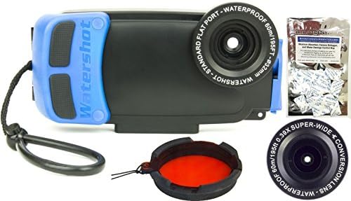 iPhone 6 Underwater Housing Case Kit by Watershot PRO Line w/ Filter and Freebie