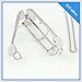 925 Sterling Silver Cylindrical Cage Pendant Pack of 3pcs