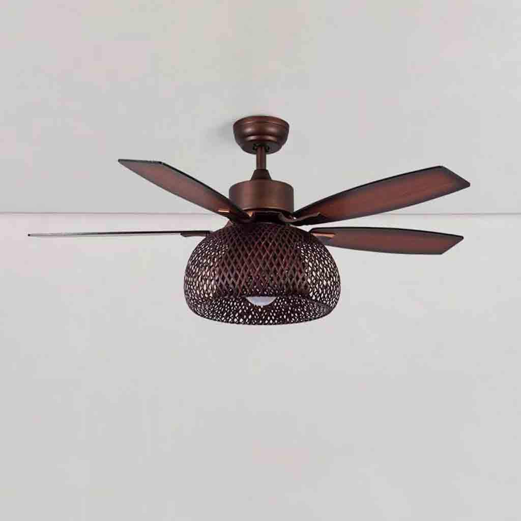 Amazon Com Led Ceiling Fan With Lights Kit 1 Lights Bamboo