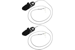 Beavorty Hearing Aid Lanyard with Anti-Lost Clip for Seniors Lightweight Single Ear Behind-the- Rope for Travel and Daily Use