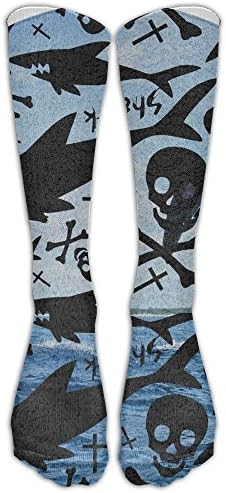 Stocking Skull Shark Unisex Outdoor Knee High Long Tube Socks
