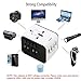 World Travel Adapter Universal Outlet Converter 4 USB Wall Charger All in One Plug Converter Andriod iPhone Charger US UK AU EU Europe Asia Germany Power Adaptors, NOT Convert Voltage (White)