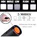 UOTOO LED Tactical Flashlight, Ultra Bright Portable Zoomable Tac Light with 5 Light Modes for Camping, Hiking, Cycling, Emergency