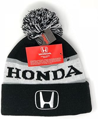 HONDA BRANDED KNIT BEANIE SKULLCAP OFFICIALLY LICENSED MERCHANDISE (WHITE)