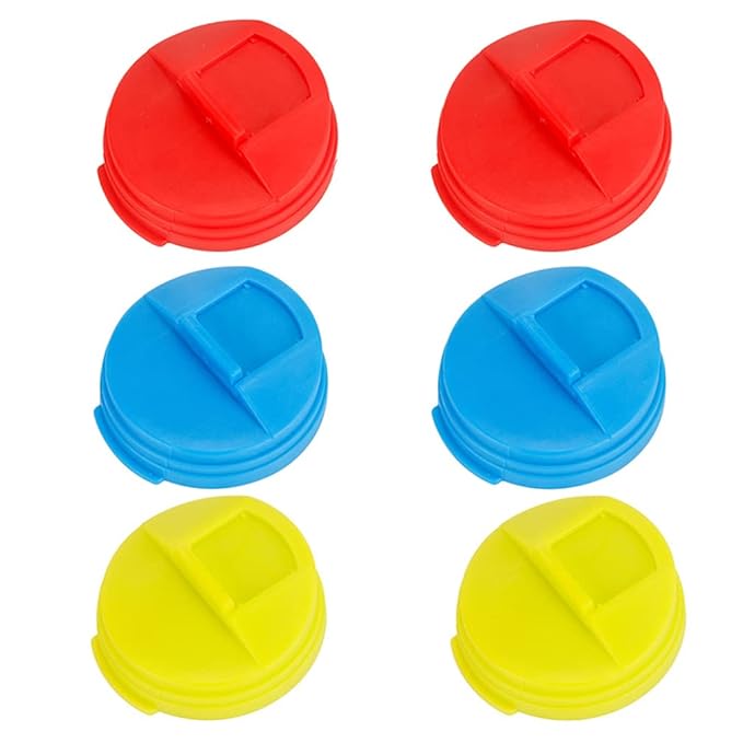 TOPBATHY 6pcs Soda Can Lid Beverage Can Cover Soda Can Caps Drink Can