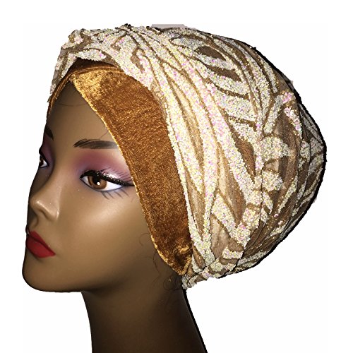 Glitter mesh Turban