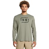 Under Armour Fish Pro Freedom Tech LS T-Shirt - White/Blue/Red