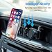 TANGLEI Universal Air Vent Car Mount Holder, 360 Rotation Air Vent Grip Stand Car Mount Compatible with Smartphones (Black)