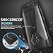 ZTE ZMAX Pro Case Compatible for ZTE Carry Z981 /Blade X Max, TJS Dual Layer Hybrid Shock Absorbing Impact Resist Rugged Drop Protection Case Cover with Kickstand Silicone Inner Layer (Black/Black)