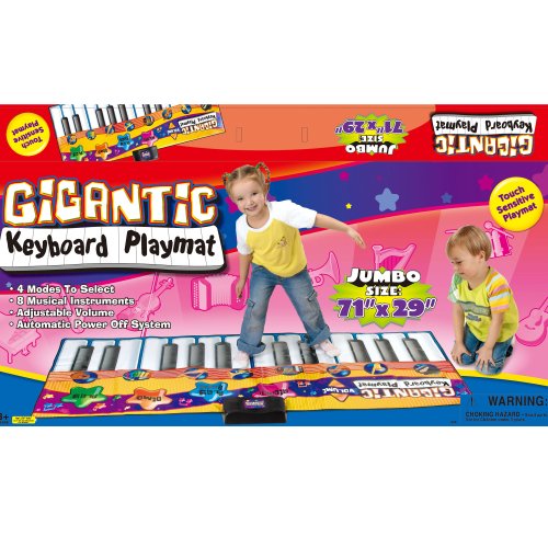 CP Toys Big Keyboard Fun Playmat with 8 Instruments and 4 Play Modes