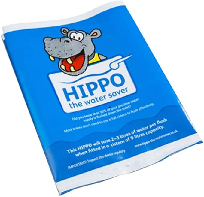 2 x Hippo Water Saver 9L Water Saving Hippo Bags by Hippo The Water
