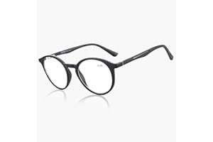 BLUEMOKY Reading Glasses for Men and Women: Blue Light Round Classic Eyeglasses - Computer Readers Glasses