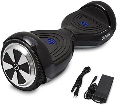 SURFUS 6.5" Waterproof Hoverboard with Burffing Shell UL 2272 Certified Self-Balancing Scooter with Bluetooth Speakers ,Mobile App and LED lights , Black