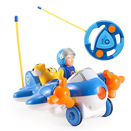 Midea Tech RC Cartoon Airplane Remote Control Plane for Toddlers