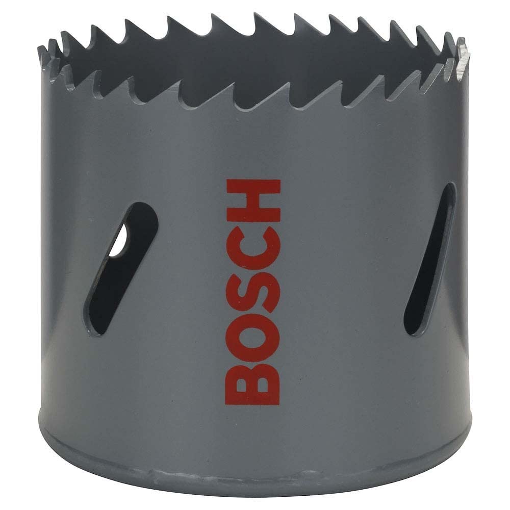 Bosch Professional 1x Hole Saw HSS Bi-metal for standard adapter (for various materials, Ø 56 mm, Accessory Rotary Drill)