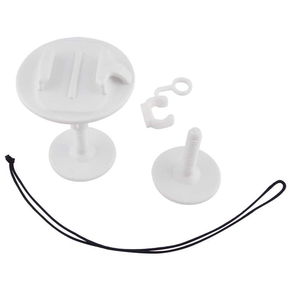 Hensych Bodyboard Wakeboard Foam Surfboard Mount Kit Surfing Mount with Anti-Lost Strap Replacement for Go-Pro Hero 8/7/6/5/4/3+/3/2/1.etc(White)