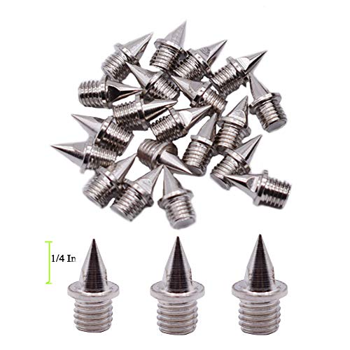 image for Thestron Track Spikes 1/4 Inch 1/2 Inch Pyramid Steel Track Sprint Sho