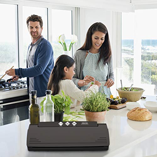 Vacuum Sealer Machine Multifunction Automatic Sealing System with 10 Sealing Bags, Multi-use Vacuum Sealing Packing System, Dry and Moist Mode for Food Savers and Sous Vide - Thumbnail 5
