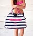 Water Resistant Beach Bag with Inside Lining & Top Handle - 22