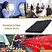 SUNFICON Air Cushion Inflatable Chair Air Seat Cushion Car Portable Breathable Comfort Cushion Office Wheelchair Pad Orthopedics Pain Pressure Relief Cushion Camping Seat Mat 18 x 16 x1 in Black