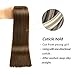 16 inches Remy Tape in Extensions Human Hair Full Cuticle Virgin Human Hair Straight 40g 20pcs Medium Brown Color