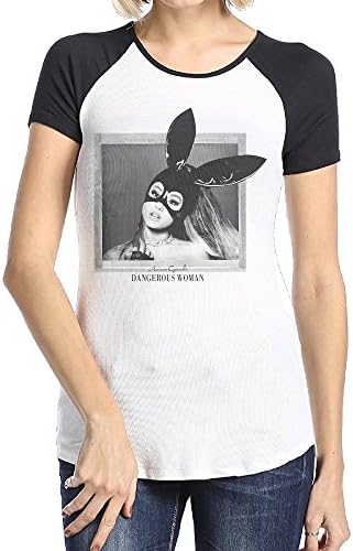 Short Sleeve Ariana Grande Dangerous Woman Woman Raglan Baseball Jerseys