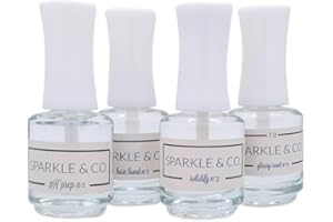 Sparkle & Co. pH Prep, Base Bond, Solidify & Glossy Coat 2.0