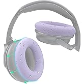 SOULWIT Silicone Ear Pads Cover Protector for Bose QuietComfort QC15 QC25 QC2 QC35 QC45/Ae2 Ae2i Ae2w/SoundTrue & SoundLink AE Headphones Cushions, Sweatproof, Easily Washable - Chilled Lilac