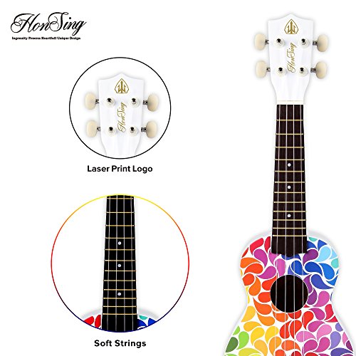 2 honsing+Soprano+Ukulele+Colorful+Painting