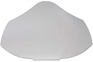 Uvex by Honeywell S8550 Clear Uncoated Replacement Visor, Polycarbonate