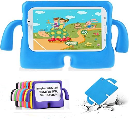 Samsung Galaxy Tab E 9.6 Kids Case-GOSE Light Weight Shockproof Protection Handle Case for Samsung Galaxy Tab E / Tab E Nook 9.6Inch 2015 Tablet (Fit Both WiFi and Verizon 4G LTE Version) (Blue)