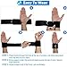 Wrist Brace Support Dual Pressure Design Adjustable Wrist Brace Carpal Tunnel Fits Right and Left Wrists Support for Tennis Wrist Compression for Woman and Men One Size Black