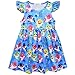 CRAZY GOTEND Toddle Girls Mermaid Nightgown Casual Dress(Light Blue,3-4 Years)