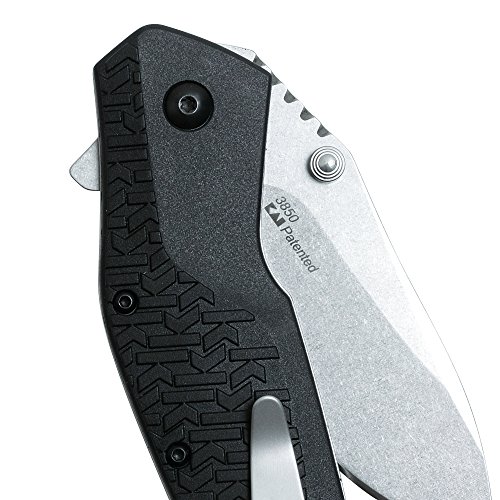 Kershaw Swerve (3850); Folding Pocket Knife with 3In. Stonewashed