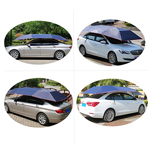 Jolitac Car Tent Cover Movable Carport Folded Portable Automobile