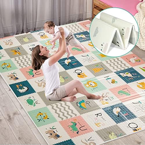 FLAGAV Baby Play Mat, Inch Extra Large Folding Baby
