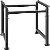 Meyoppm Adjustable Metal Bee Hive Stand, Adjustable Width Beehive Stand | Fits 8 &amp; 10 Frame Beehive Boxes with Round Base, Easy Assembly Beekeeping Equipment