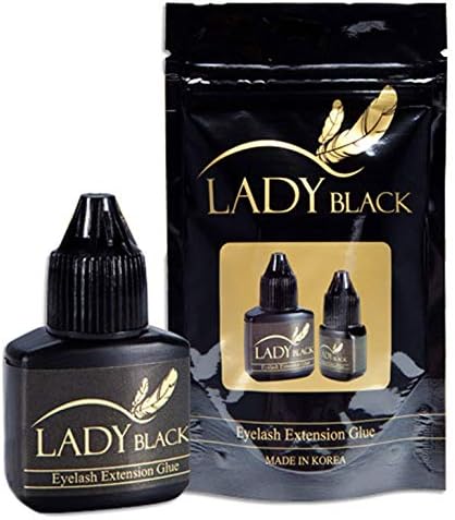Eyelash Extensions Max Bond Glue / Adhesive Fast Strong Black/ SKY LADY BLACK 5g (1 Bottle)