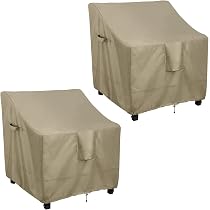 OutdoorLines Wasserdichte Sofaabdeckung Für Terrassenmöbel - Gebogene Form, 420D Oxford, UV-beständig, Winddicht
