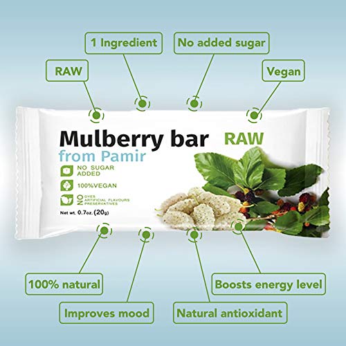 Moerbei Fruitreep 7 Verpakkingen - Gedroogde Witte Moerbeien 100% Natuurlijke Energie Snacks RAUW Suikervrije Snoepjes… - Afbeelding 7