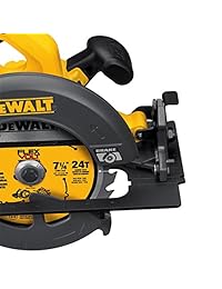 Sierra circular sin cepillos con freno y kit de batería DeWalt DCS575T1 Flexvolt de 60 V máx., 7 1 4 pulgadas
