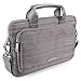 15-inch Laptop Case Evecase Classic Padded Briefcase Messenger Bag with Shoulder Strap and Handle for Macbook Pro 15.4