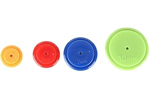 4pcs Tracing Wheels DIY Plastic Round Seam Admission Marker Set Patchwork Tracing Wheel Circle Sewing Wheel for Quilting Sewi