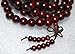 Rosewood mala beads necklace 10 mm 108+1 buddhist prayer beads japa mala Red sandalwood mala beads - Energized for chanting mantra Chakra mala w/Rosary pouch - US Seller