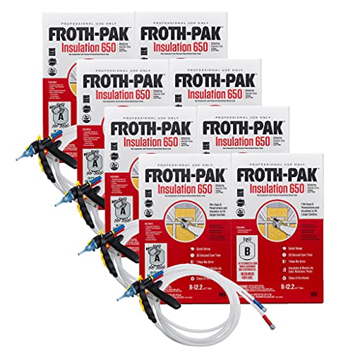 FrothPak 650 Spray Foam Insulation, 15 ft Hose. Low GWP Formula