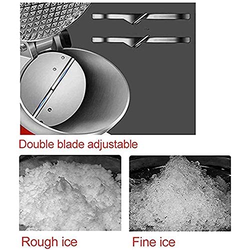 MUBAY Ice Shaver, Ice Crusher, Sand Eismaschine, Gewerbe Elektro-EIS-Crusher Shaver rasierte EIS-Schnee-Kegel-Maschine… – Bild 4