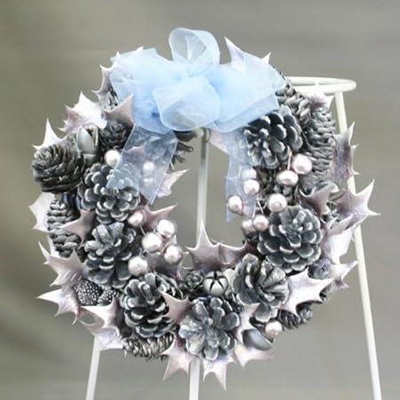 Amazon シルバーリース クリスマスリース よろずや倉庫 置物 オブジェ 通販