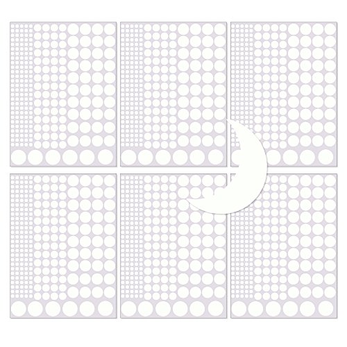 Airbin Glow in The Dark Star Decals Glowing Reusable Ceiling Décor of 1447Pcs Dots Plus Moon and Constellation Guide Perfect for Kids Bedding Room or Media Room, Beautiful Wall Decals  - Thumbnail 5